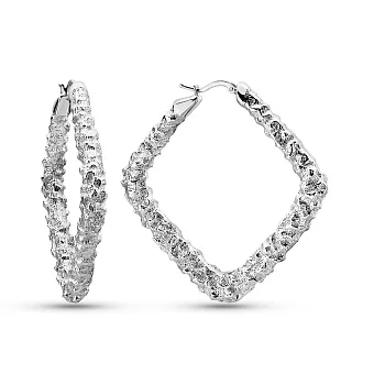 Сережки з білого золота Francelli (арт. е1091771/45бм)