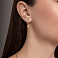 Серьги-подвески из желтого золота (арт. 109687/10жа) – изображение 2