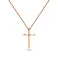 Золотое колье Крестик с бриллиантами (арт. Ц011377) – изображение 1
