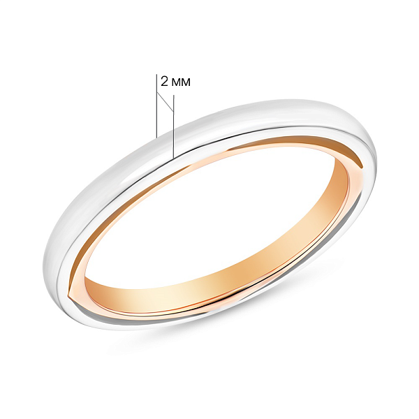 Золота обручка (арт. 239210бк) – зображення 3