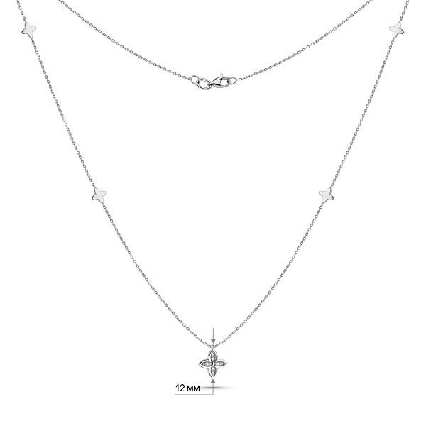 Золоте кольє з діамантами (арт. 7190397202) – зображення 6