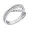 Серебряное кольцо с дорожкой из фианитов (арт. 7501/6113) – изображение 1