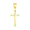 Золотая подвеска-крестик (арт. 440538ж)