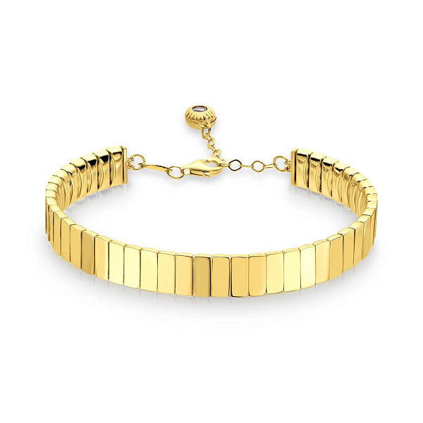 Широкий браслет Francelli из желтого золота (арт. 326107ж) – изображение 1