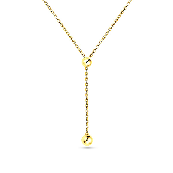 Кольє Fly з жовтого золота з кульками (арт. 352373/1ж) – зображення 1