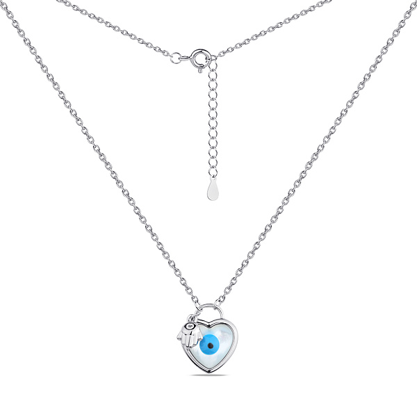 Серебряное колье "Оберег" (арт. 7507/1577п) – изображение 2