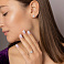 Серьги из белого золота с бриллиантами (арт. Т011514040б) – изображение 3