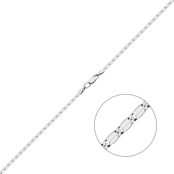 Браслет на ногу з білого золота (арт. ц3116102бн) – зображення 1