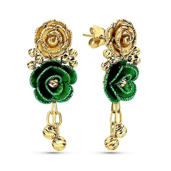 Золотые серьги Francelli (арт. 1091669жз) – изображение 1