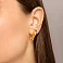 Золотые серьги Francelli (арт. е1091758ж) – изображение 2