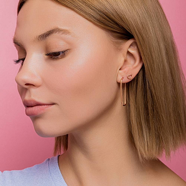 Золотые серьги (арт. 1091443/30) – изображение 3