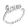 Серебряное кольцо с фианитами (арт. 7501/6206) – изображение 1