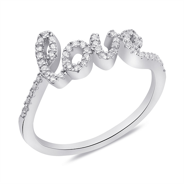Серебряное кольцо с фианитами (арт. 7501/6206) – изображение 1