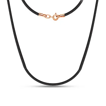 Шовковий ювелірний шнурок з золотим замком (арт. 360081)