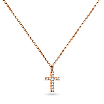 Колье из золота с бриллиантами (арт. Ц011280010)