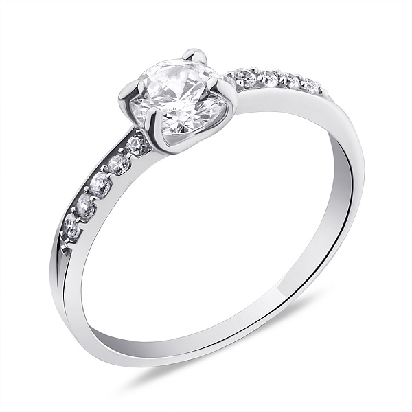 Серебряное кольцо с фианитами (арт. 7501/0979кю) – изображение 1