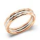 Обручальное кольцо из красного и белого золота (арт. 239245кб) – изображение 1