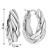 Сережки из белого золота Francelli (арт. е108246/20б) – изображение 3