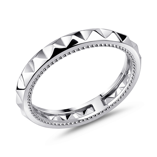 Серебряное кольцо без камней (арт. 7501/8504) – изображение 1
