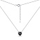 Серебряное колье с черным фианитом (арт. 7507/648/2ч) – изображение 2