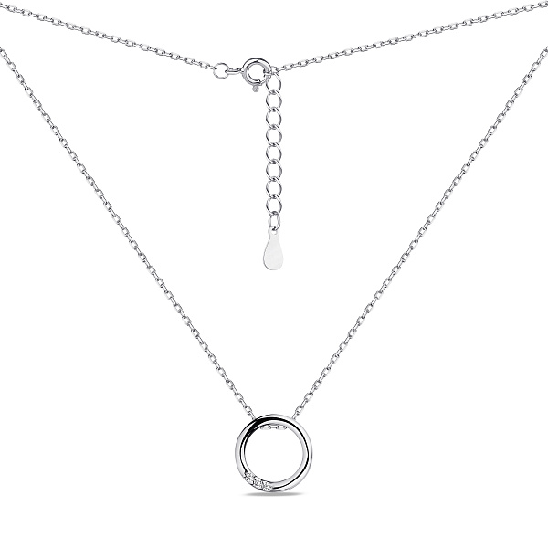 Серебряное колье с фианитами (арт. 7507/2245) – изображение 2