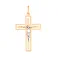 Золотой нательный крестик с распятием (арт. 501735/30) – изображение 1