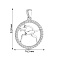 Серебряная подвеска Козерог с фианитами (арт. 7503/4707кз) – изображение 2