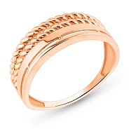 Широкое золотое кольцо (арт. 155922)