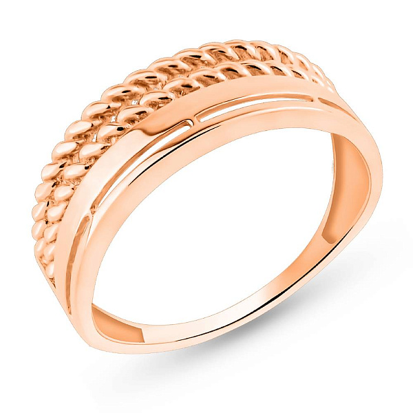 Широкое золотое кольцо (арт. 155922) – изображение 1