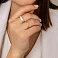Золота каблучка з діамантом (арт. К011823) – зображення 3