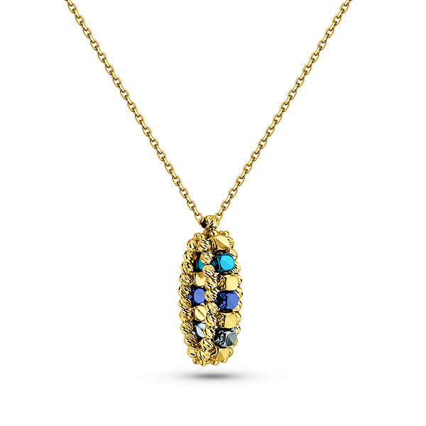 Кольє з жовтого золота Francelli (арт. 352943ждсбрз) – зображення 1