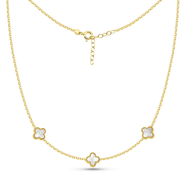 Золоте кольє з перламутром (арт. 352775/8жп) – зображення 2