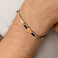 Золотий чоловічий браслет з оніксом (арт. 325622кбо) – зображення 2