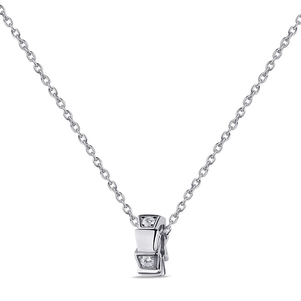Срібне кольє з фіанітами (арт. 7507/1903) – зображення 1