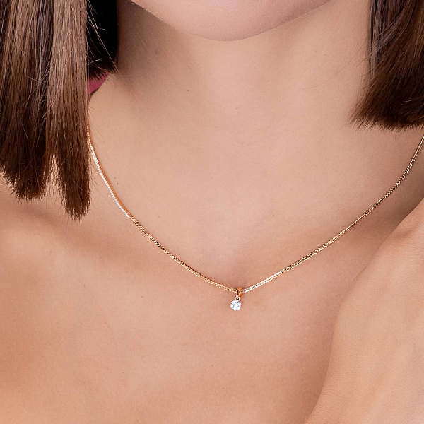 Золотий кулон з діамантами (арт. П011017005) – зображення 2