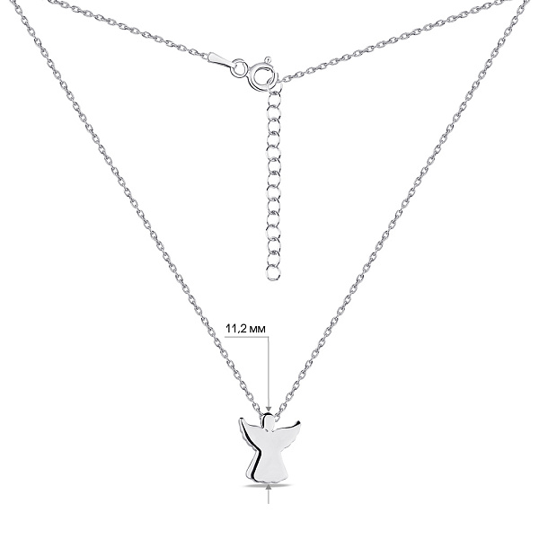 Серебряное колье Ангел (арт. 7507/1616) – изображение 3