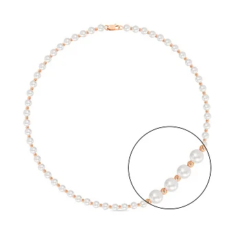 Намисто з перлин та золота (арт. 361402)
