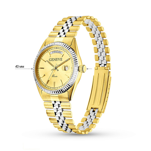 Часы из желтого и белого золота (арт. 260139жб) – изображение 3