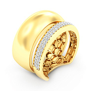 Массивное кольцо из золота Francelli (арт. 140975ж)