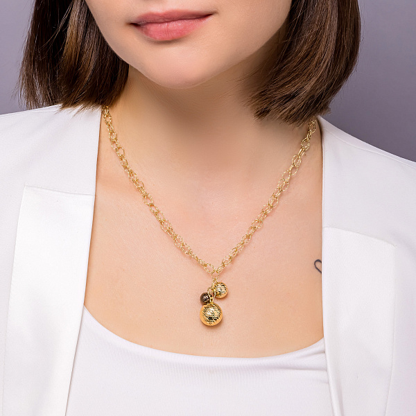 Колье Francelli из желтого золота (арт. 352709жкр) – изображение 3