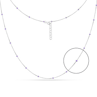Фото Колье Francelli из белого золота (арт. 351331бф)