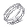 Серебряное кольцо с фианитами (арт. 7501/8182) – изображение 1