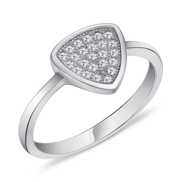 Кольцо из серебра с фианитами (арт. 7501/5088) – изображение 1