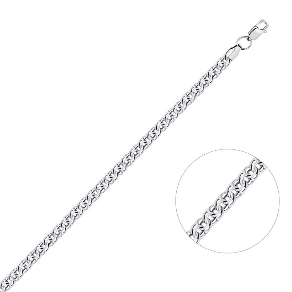 Браслет из серебра плетения Бисмарк (арт. 7909/4101/1) – изображение 1