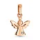 Кулон з червоного золота Янгол з діамантом (арт. П011075) – зображення 1