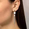 Серебряные серьги-пусеты с перламутром (арт. 7518/6954п) – изображение 2
