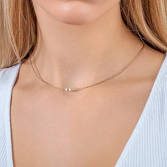 Кольє золоте Orbit (арт. 351992кб)