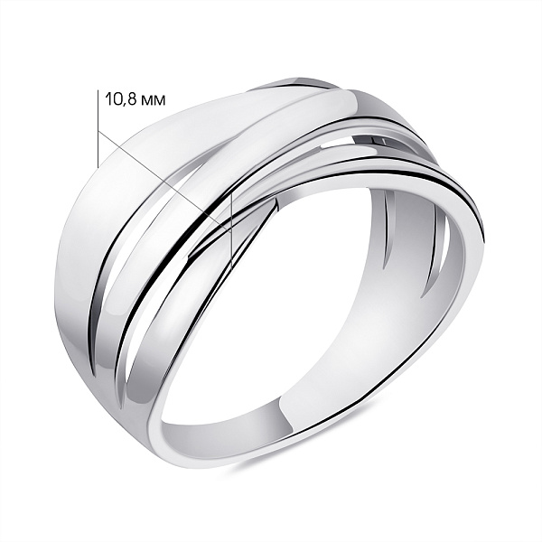 Каблучка зі срібла (арт. 7501/6384) – зображення 2