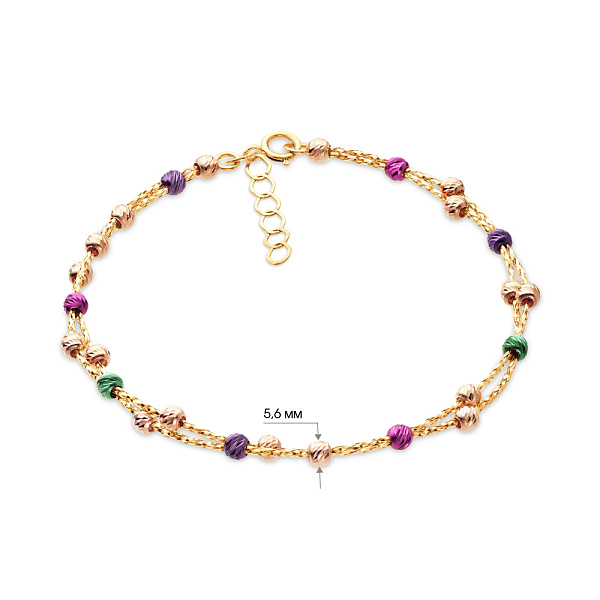 Браслет Orbit в комбинированном цвете металла (арт. 323758жкрфз) – изображение 3