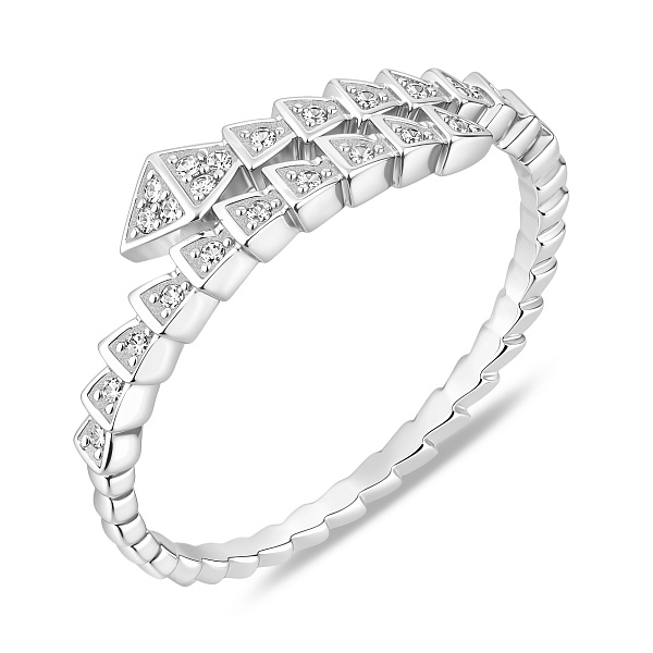 Кольцо из серебра с фианитами (арт. 7501/8726) – изображение 1